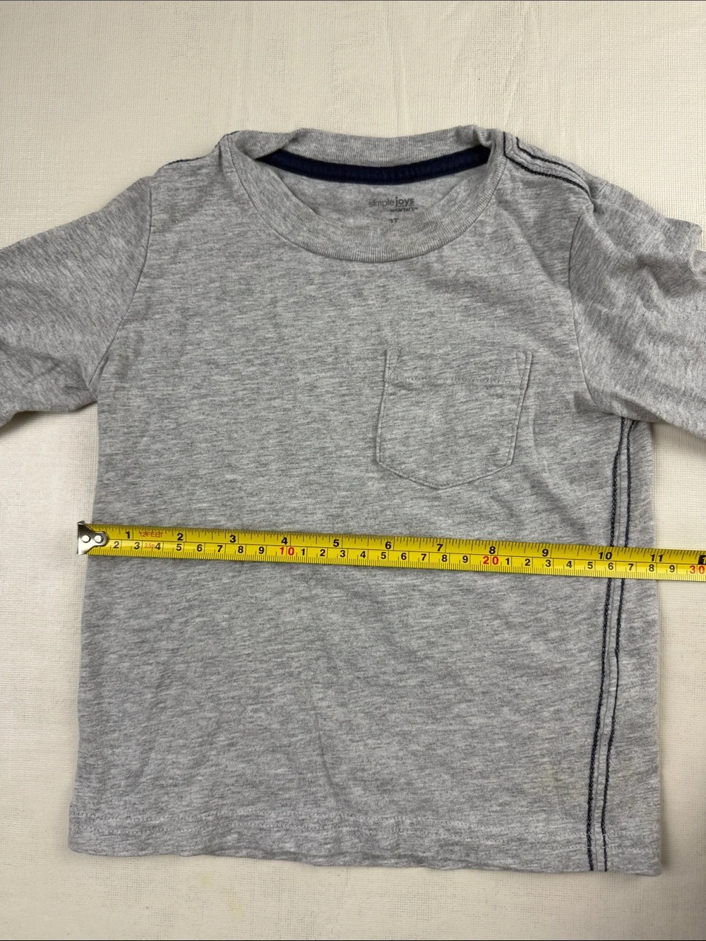 Carters Simple Joys Long-Sleeve Crewneck Bundle Teal Navy Indigo Gray Size 2T